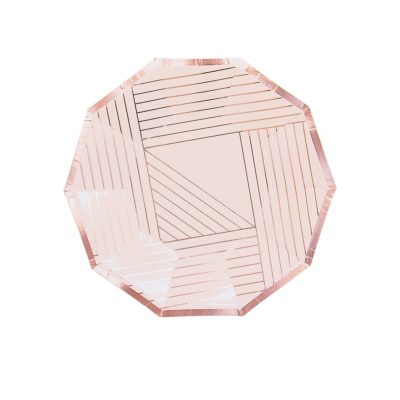 Diskar Fölbleikir og Rose Gold 8stk