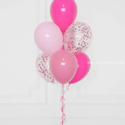 Blöðruvöndur Bleikur Pink 7stk