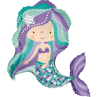 Mermaid Blaðra Hafmeyja 91cm