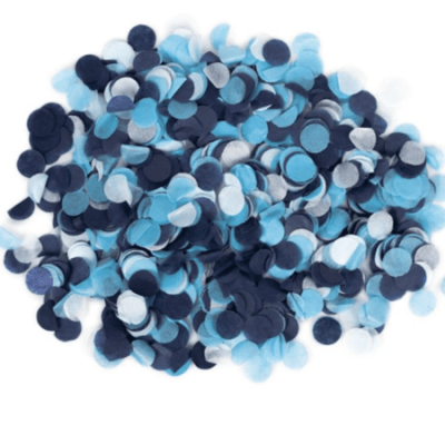 Borðskraut Confetti Bláir Tónar