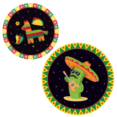 Diskar Kaktus Sombrero 8stk