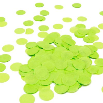 Confetti Hringir Ljósgrænt