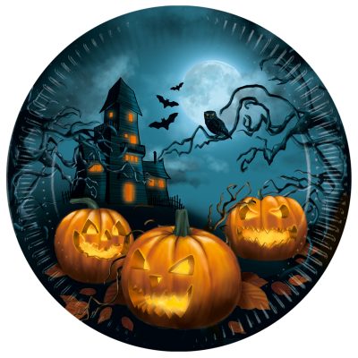 Halloween Diskar Stórir 8stk