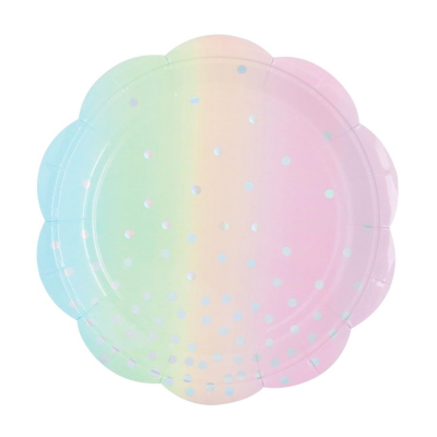 Diskar Glitrandi Pastel 8stk