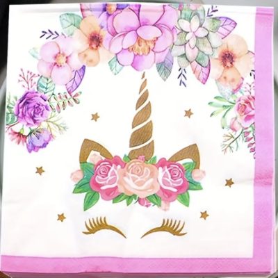 Unicorn Servíettur Stórar 20stk
