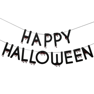 Veggborði Happy Halloween