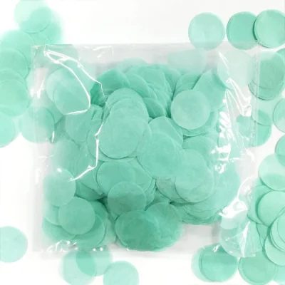 Confetti Borðskraut Ljósgrænt