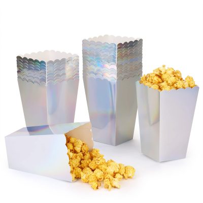 Silfur Box undir snakk eða popp 8stk