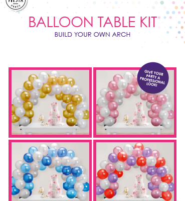 Blöðrubogi á borð Balloon Table Kit