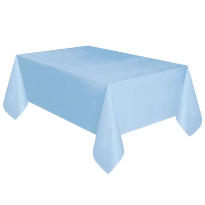 Borðdúkur Plastdúkur Ljósblár 137 x 275cm