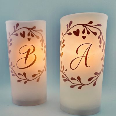 Kerti LED með Bókstaf