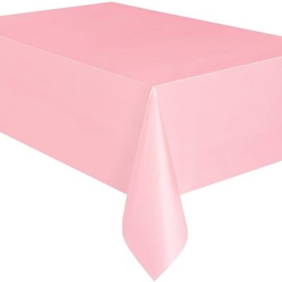 Borðdúkur Bleikur Plastdúkur 137 x 275cm