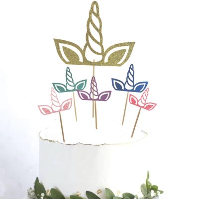 Unicorn Horn Kökuskraut 6stk