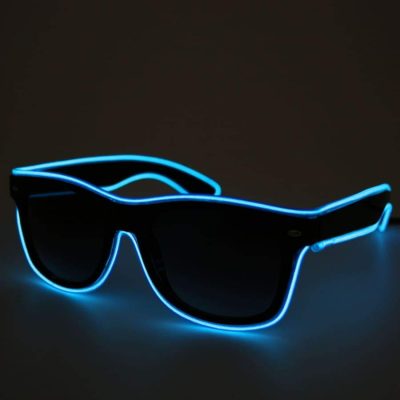 LED Gleraugu Blá