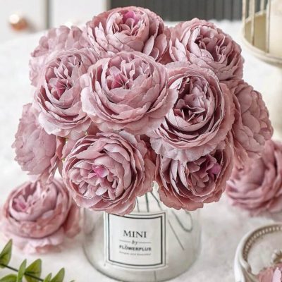 Gerviblóm Peony Dusty Rose