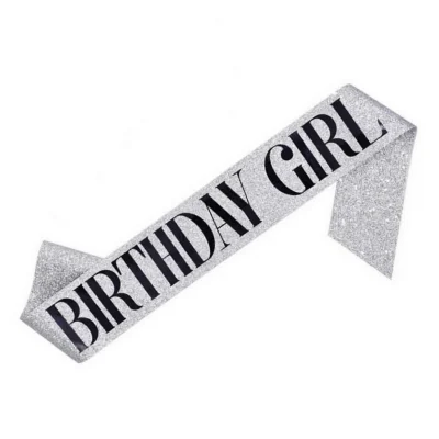 Axlarborði Birthday Girl Sash