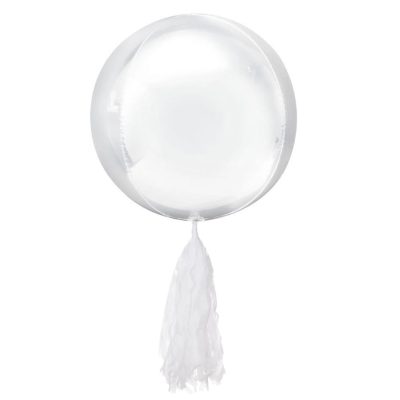 Hnöttur Hvítur með tassel