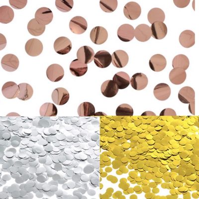 Confetti Hringir Metallic